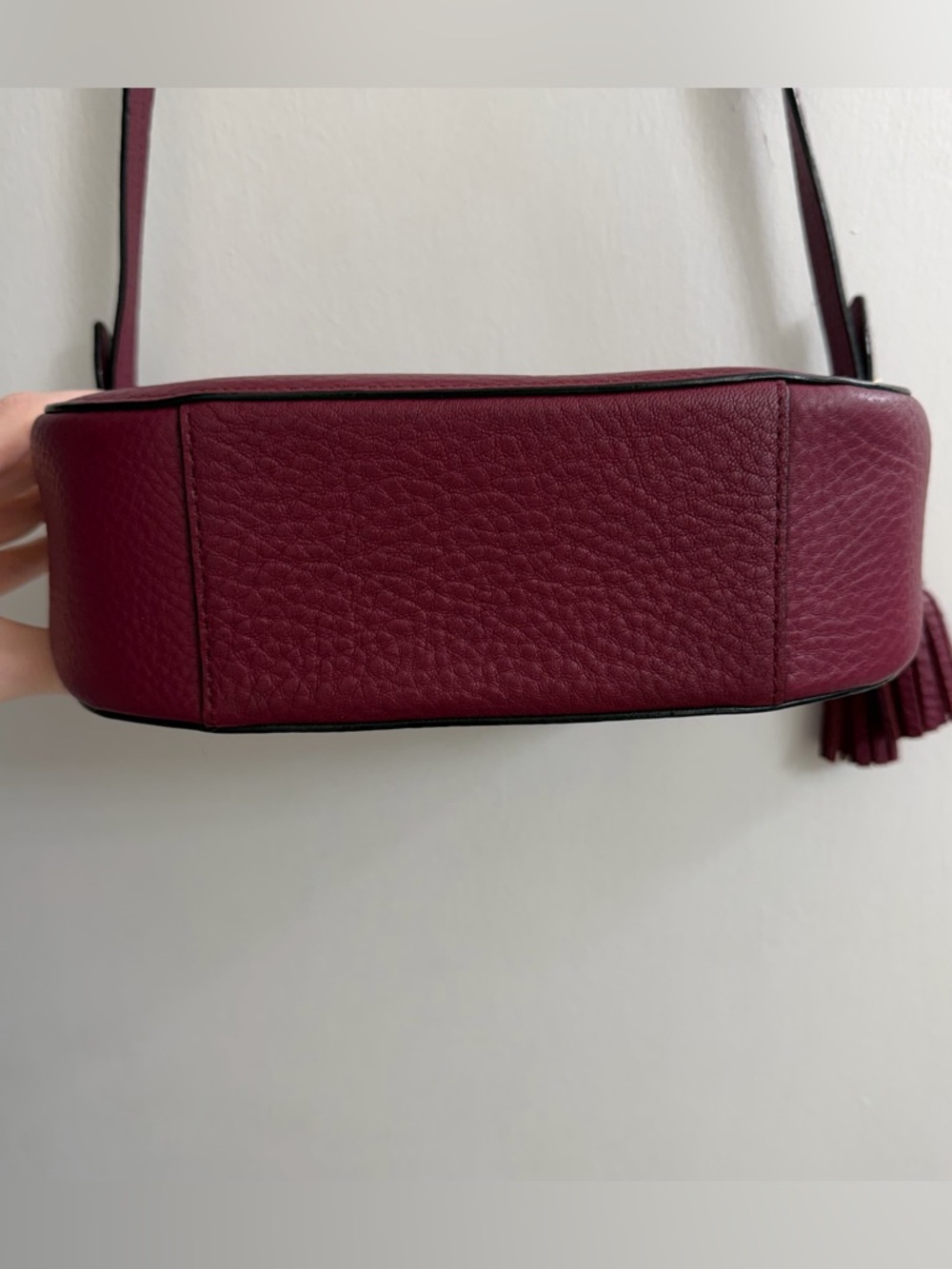 Kate Spade ♠️ Raspberry Tassel Purse - Picture 9 of 11